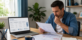 Emergency Loans for Unexpected Expenses: What to Check Before Borrowing Person reviewing emergency loan options for unexpected expenses