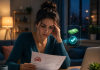 Same-Day Emergency Loans: What Borrowers Should Know Woman reviewing urgent bills while considering a same-day emergency loan