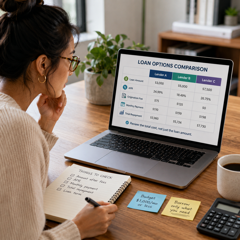 How much can you borrow with bad credit based on income, debts, and credit history