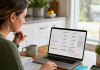 How to Calculate the True Cost of a Loan Before You Borrow Woman comparing loan costs and total repayment at home