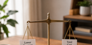 How to Calculate Whether Debt Consolidation Will Save You Money Debt consolidation comparison of lower monthly payment versus total cost